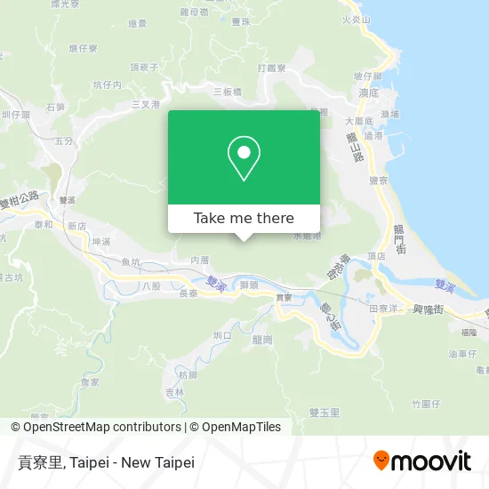 貢寮里 map