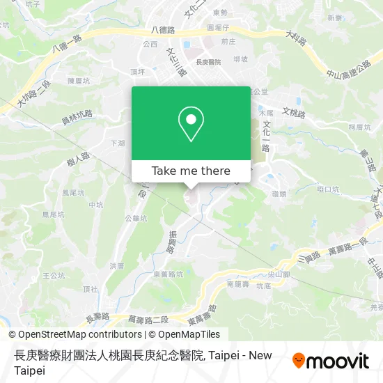 長庚醫療財團法人桃園長庚紀念醫院 map