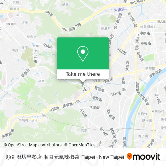 順哥廚坊早餐店-順哥元氣辣椒醬地圖