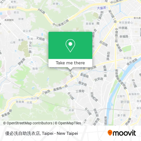 優必洗自助洗衣店地圖