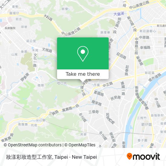 妝漾彩妝造型工作室 map