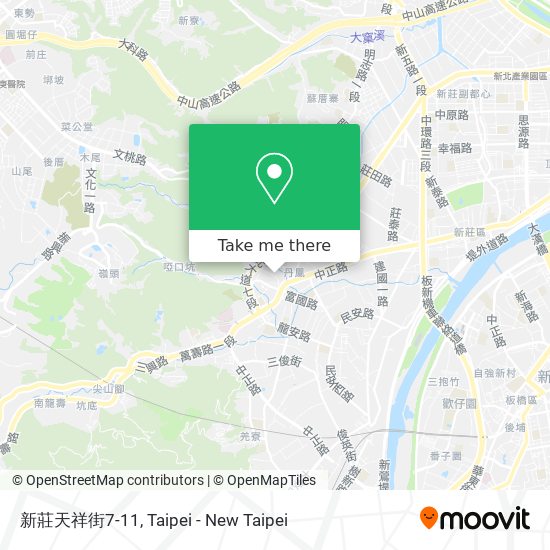 新莊天祥街7-11 map