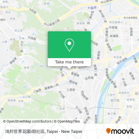 鴻邦世界花園i期社區 map