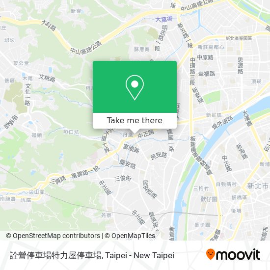 詮營停車場特力屋停車場 map