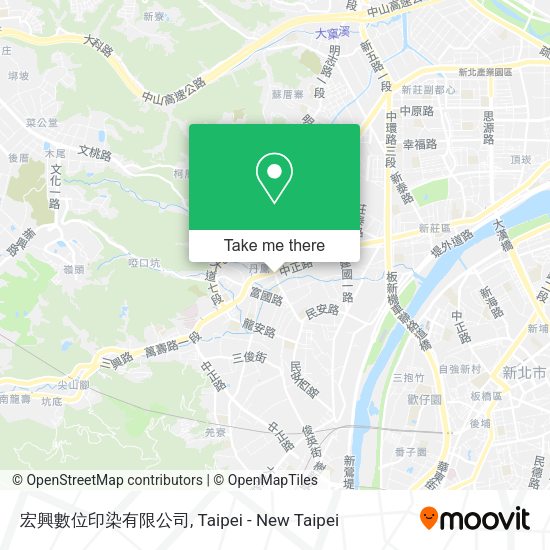 宏興數位印染有限公司地圖