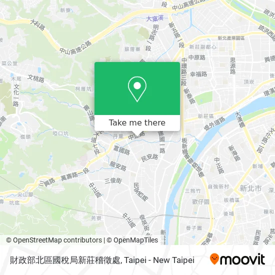 財政部北區國稅局新莊稽徵處 map