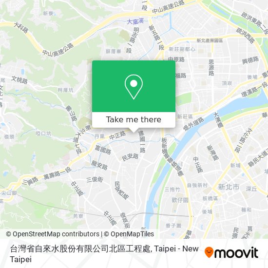 台灣省自來水股份有限公司北區工程處地圖