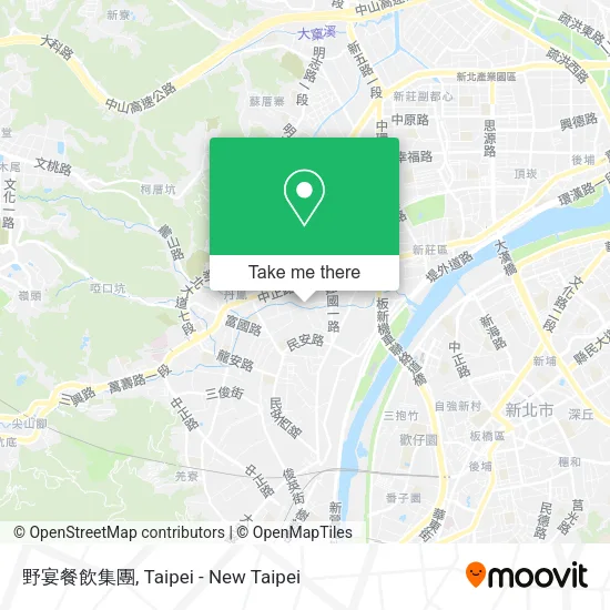 野宴餐飲集團 map