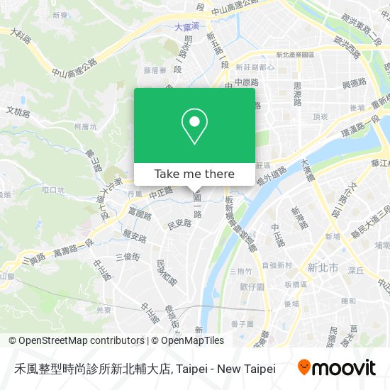 禾風整型時尚診所新北輔大店地圖