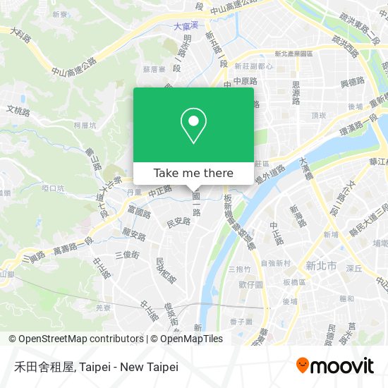禾田舍租屋 map
