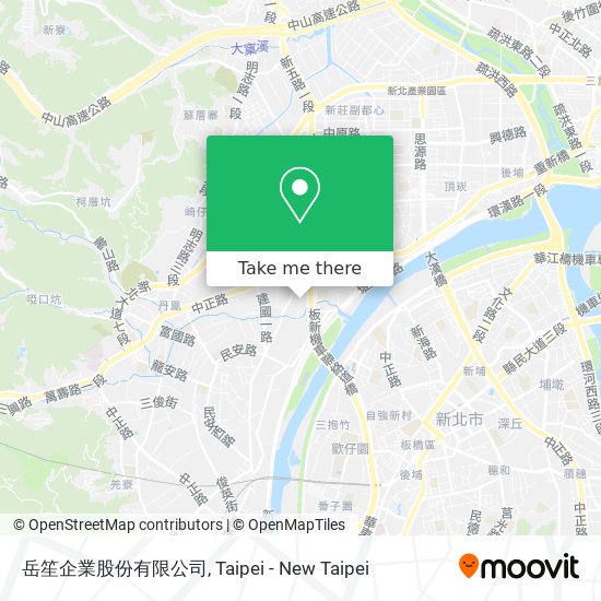 岳笙企業股份有限公司 map