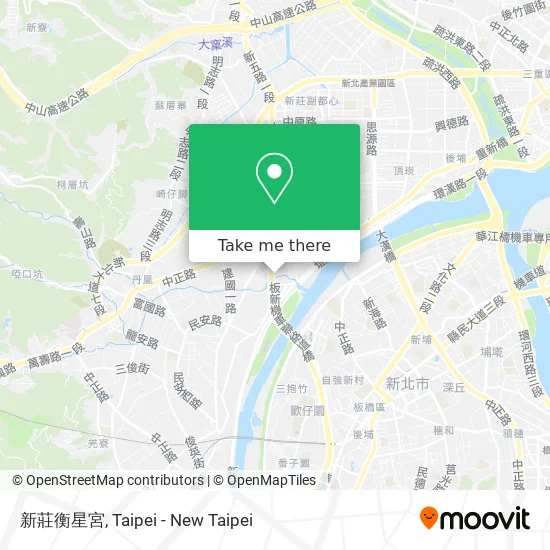 新莊衡星宮 map