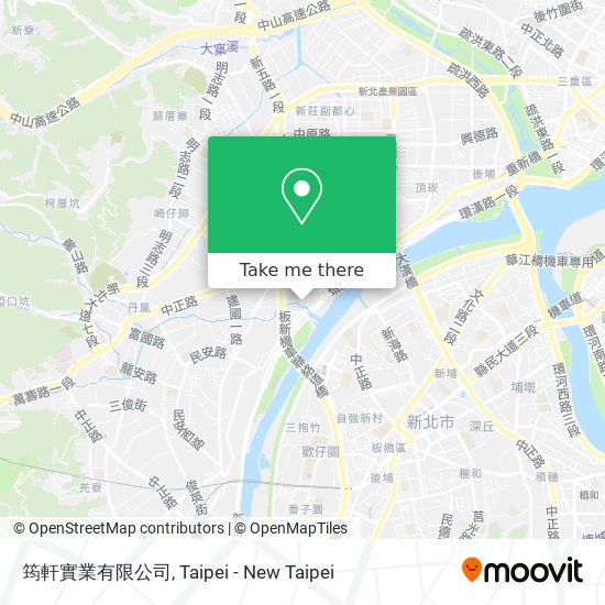 筠軒實業有限公司 map