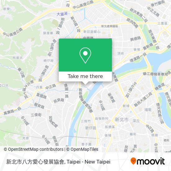 新北市八方愛心發展協會地圖