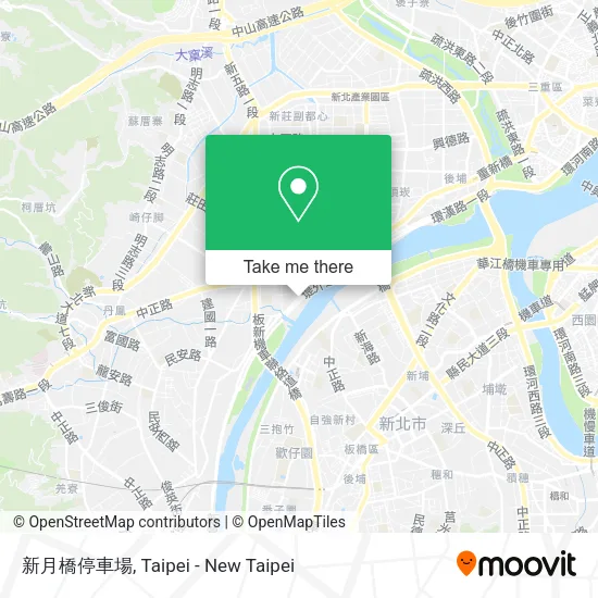 新月橋停車場地圖