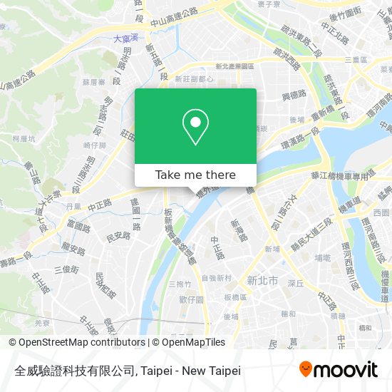 全威驗證科技有限公司 map