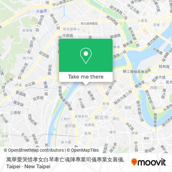 萬華愛哭惜孝女白琴牽亡魂陣專業司儀專業女襄儀 map