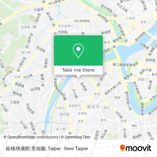 板橋殯儀館 景福廳 map