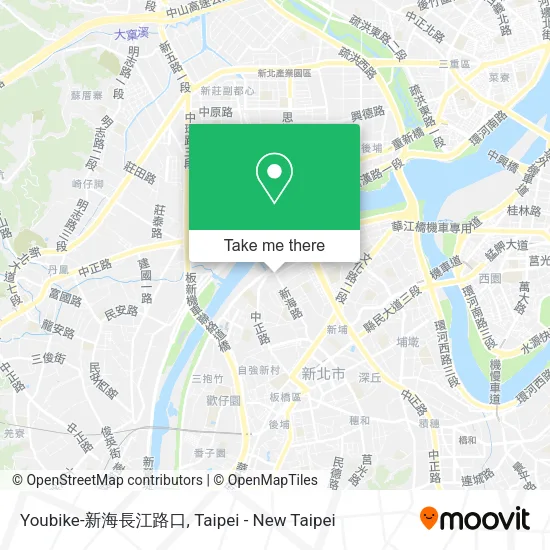 Youbike-新海長江路口 map