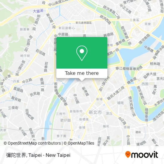 彌陀世界 map