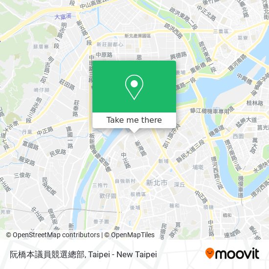 阮橋本議員競選總部 map