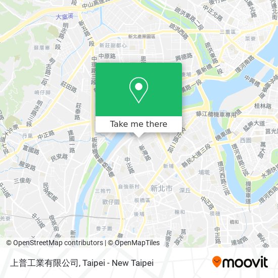 上普工業有限公司地圖