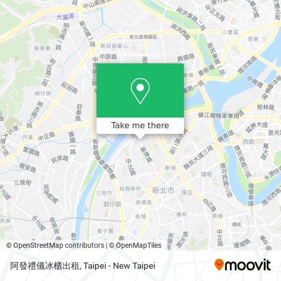 阿發禮儀冰櫃出租 map