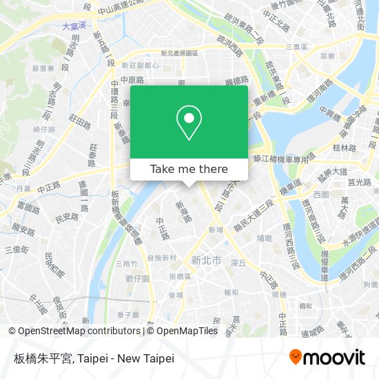 板橋朱平宮 map