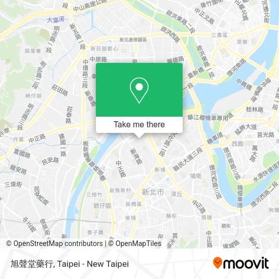 旭聲堂藥行地圖