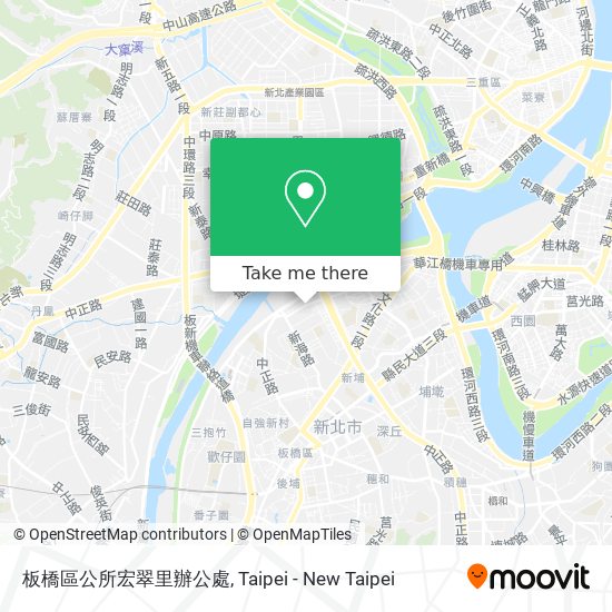 板橋區公所宏翠里辦公處 map