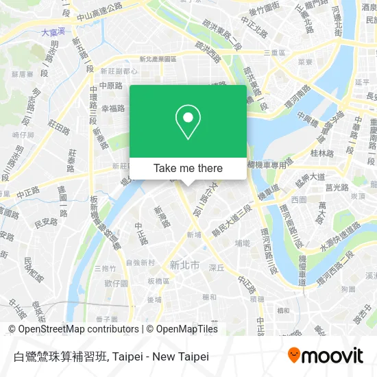 白鷺鷥珠算補習班地圖