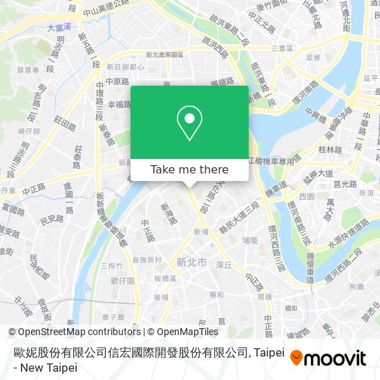 歐妮股份有限公司信宏國際開發股份有限公司 map