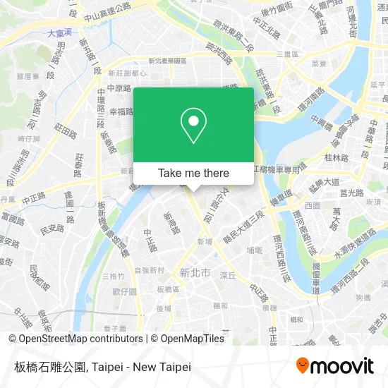 板橋石雕公園 map