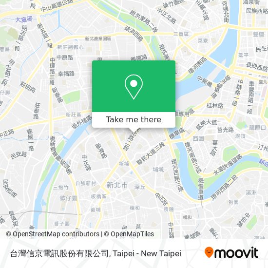 台灣信京電訊股份有限公司地圖