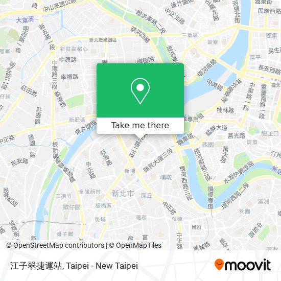 江子翠捷運站 map