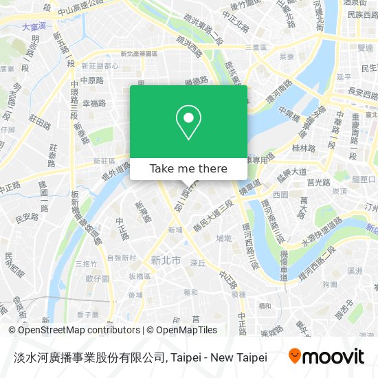 淡水河廣播事業股份有限公司 map