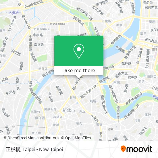 正板橋 map