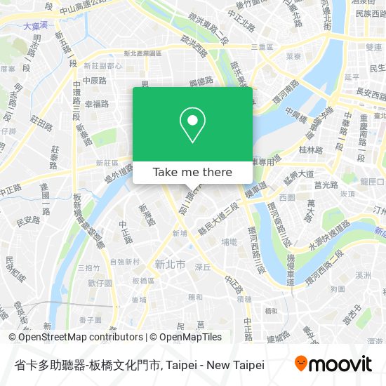 省卡多助聽器-板橋文化門市 map