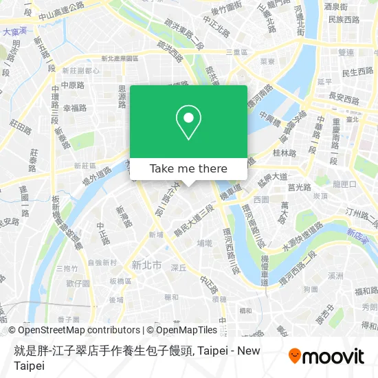 就是胖-江子翠店手作養生包子饅頭 map