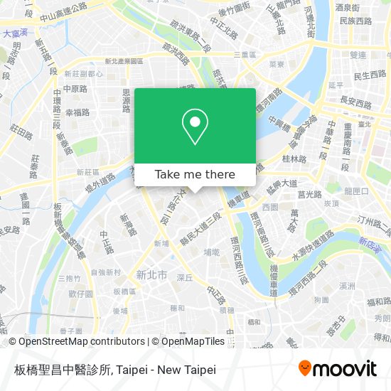 板橋聖昌中醫診所 map