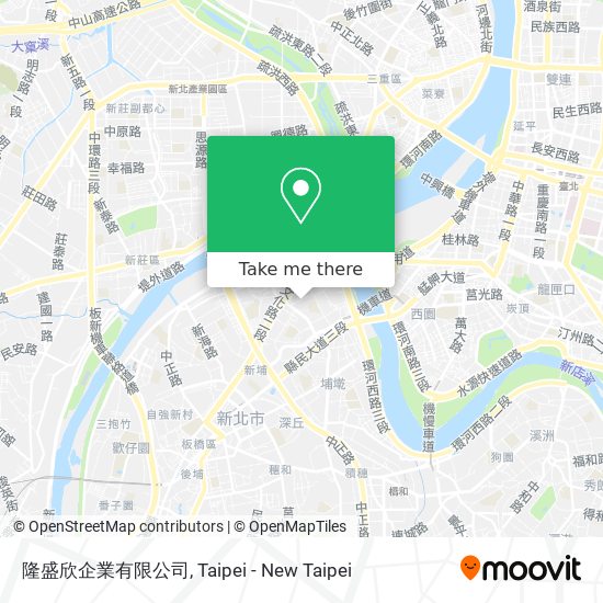 隆盛欣企業有限公司 map