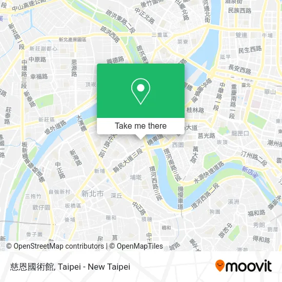 慈恩國術館地圖