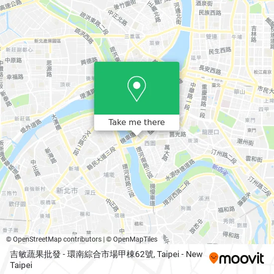 吉敏蔬果批發 - 環南綜合市場甲棟62號 map