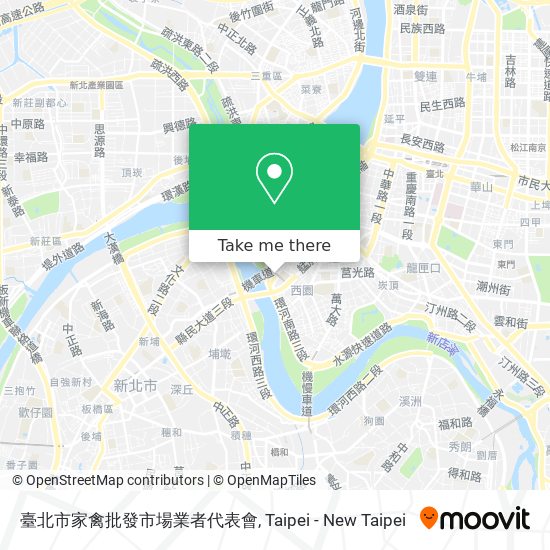 臺北市家禽批發市場業者代表會 map