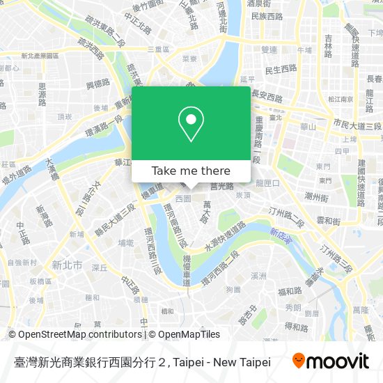 臺灣新光商業銀行西園分行２ map