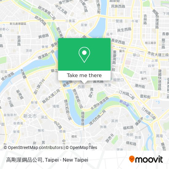 高剛屋鋼品公司 map