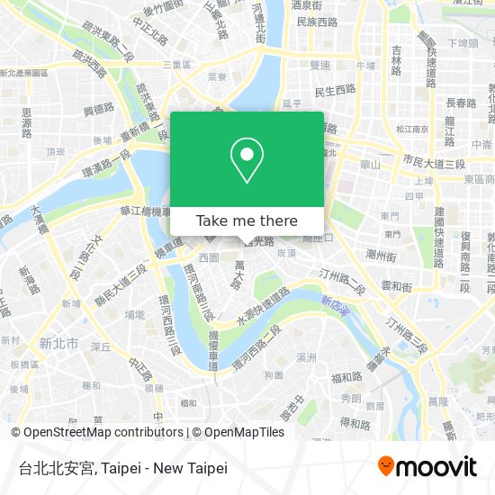 台北北安宮 map