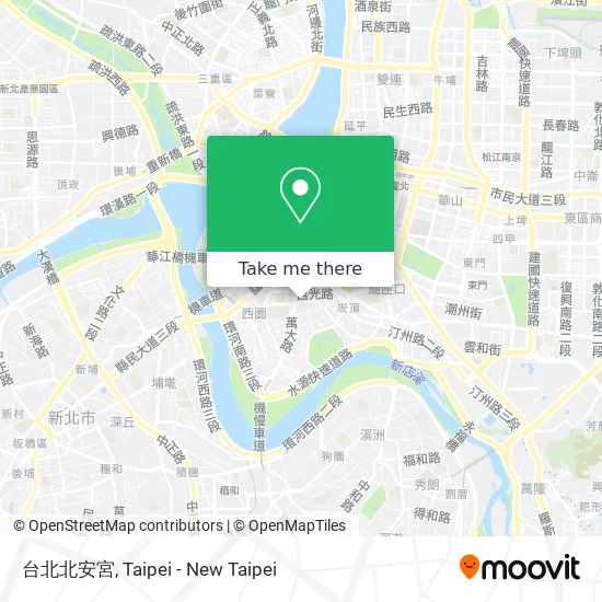 台北北安宮地圖