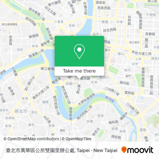 臺北市萬華區公所雙園里辦公處 map