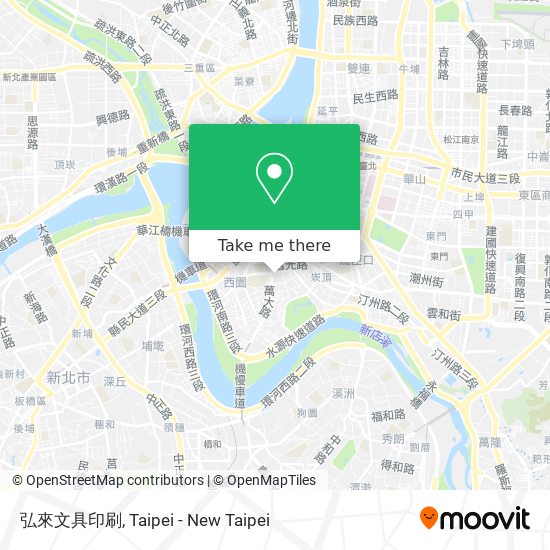 弘來文具印刷 map